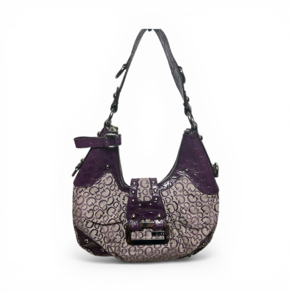 Guess Y2K vintage monogram hobo bag